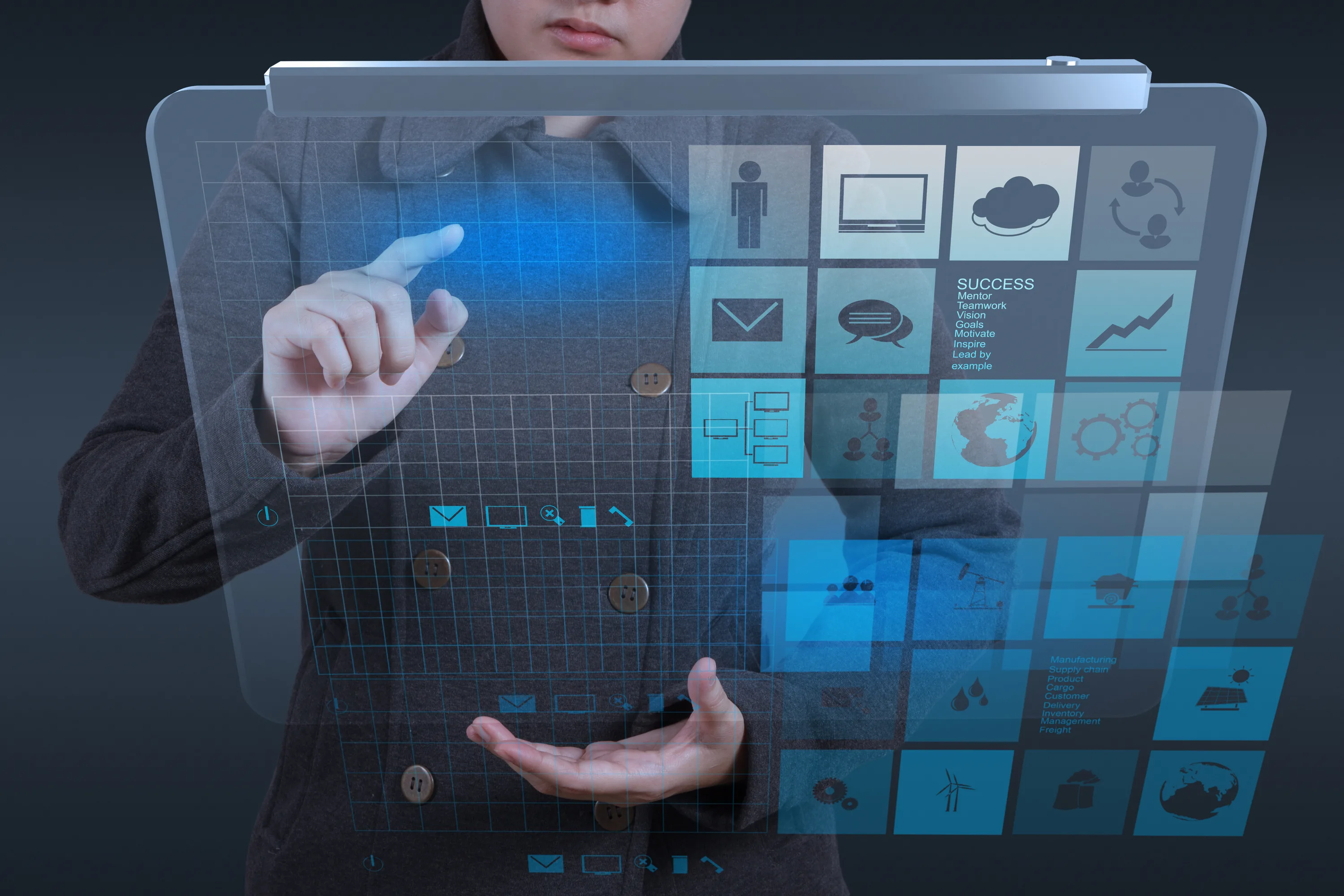 PlasmoTechrixi: Constructor UI con visualización de estado.
